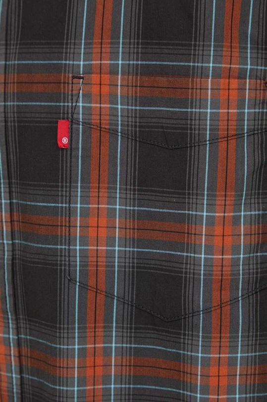 Βαμβακερό πουκάμισο Levi's 85746 μαύρο SS24