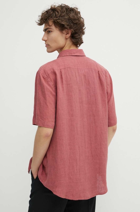 Oblečenie Ľanová košeľa Tiger Of Sweden Spenser T69002017 ružová