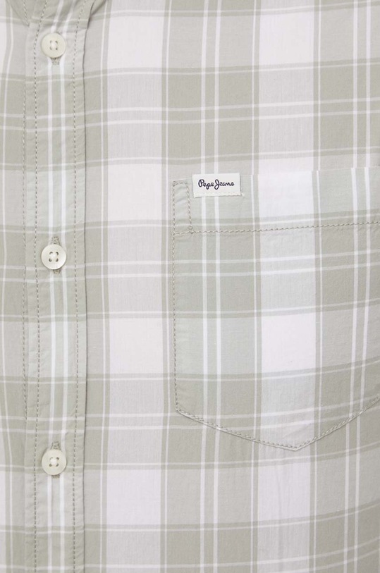 Pepe Jeans koszula bawełniana PARKER PM308268 zielony SS24