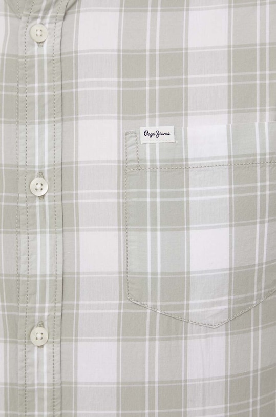 Pepe Jeans koszula bawełniana PARKER PM308268 zielony SS24