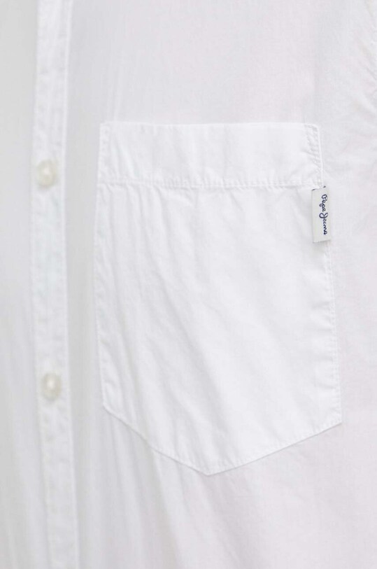 Хлопковая рубашка Pepe Jeans Prince PM308270 белый SS24