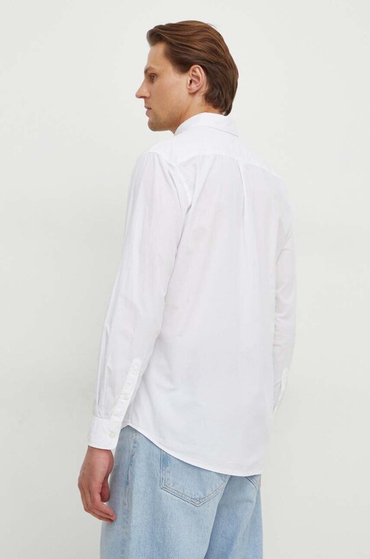 Хлопковая рубашка Pepe Jeans Prince белый PM308270