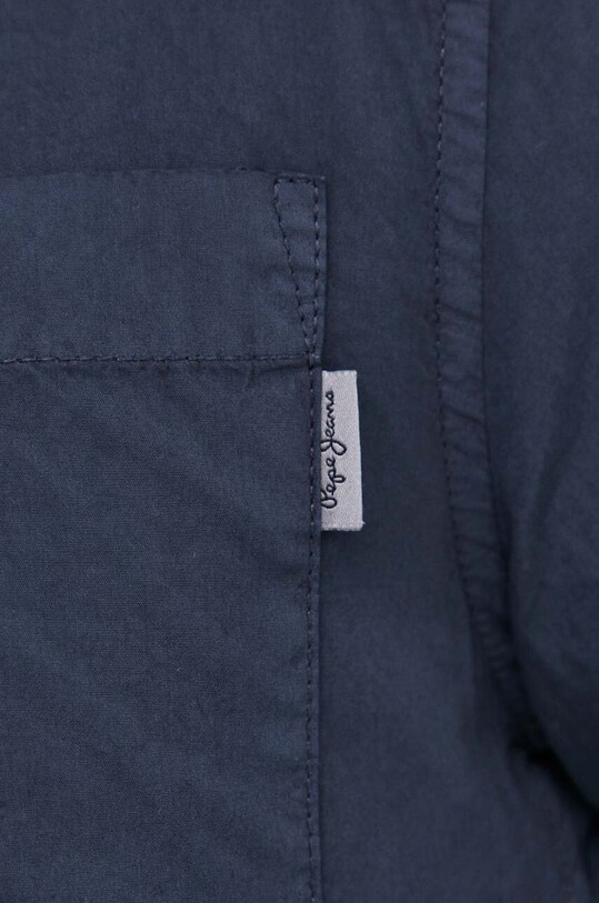 Pepe Jeans camasa din bumbac Prince PM308270 bleumarin