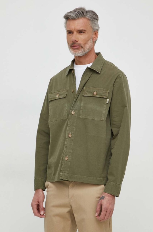 Pepe Jeans camasa lung verde PM308272