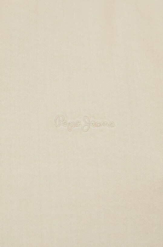 Хлопковая рубашка Pepe Jeans PHIL PM308274 бежевый SS25