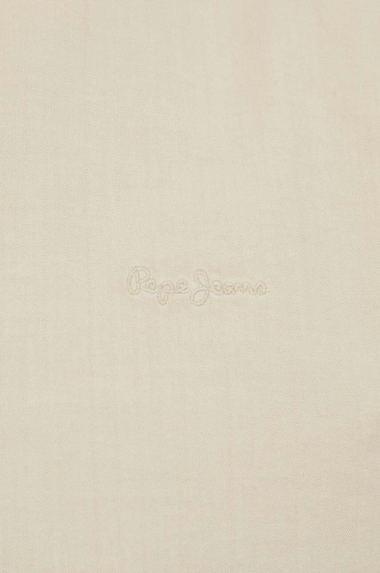 Бавовняна сорочка Pepe Jeans PHIL PM308274 бежевий SS25