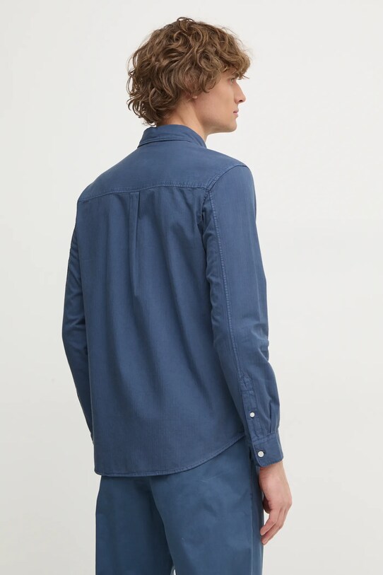 Pepe Jeans camasa din bumbac albastru PM308274