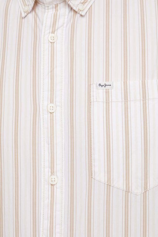 Pepe Jeans camasa din bumbac PM308280 alb SS24