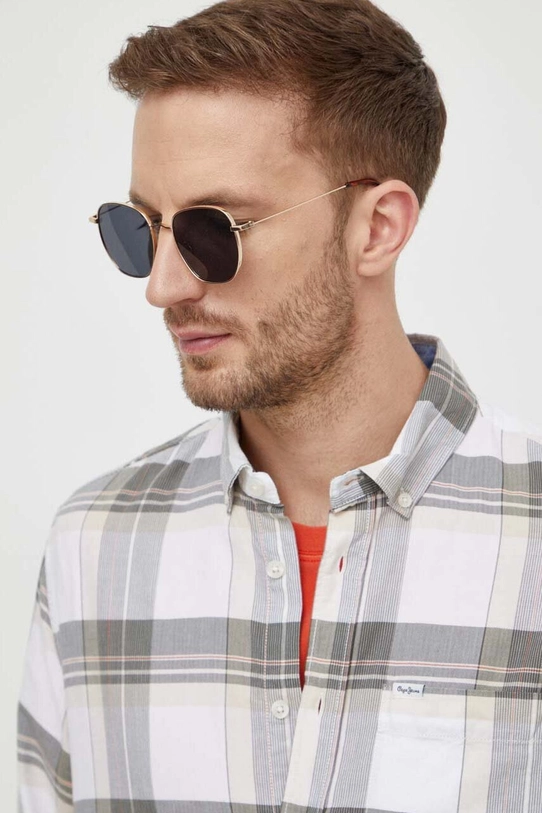 Хлопковая рубашка Pepe Jeans PERRY PM308281 белый