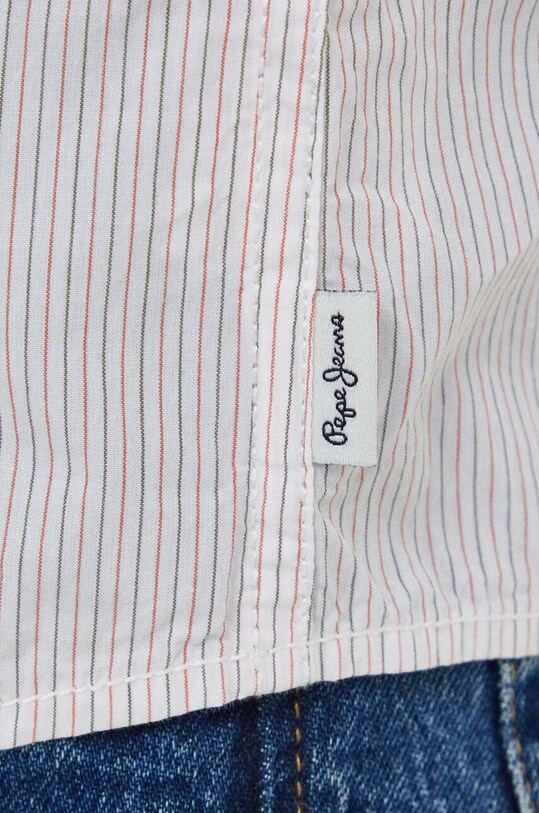 Pepe Jeans camasa din bumbac alb PM308284