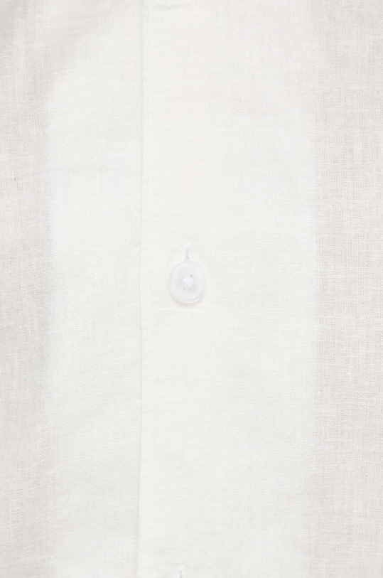 Ľanová košeľa Lindbergh 30.203319.WHITE biela SS24