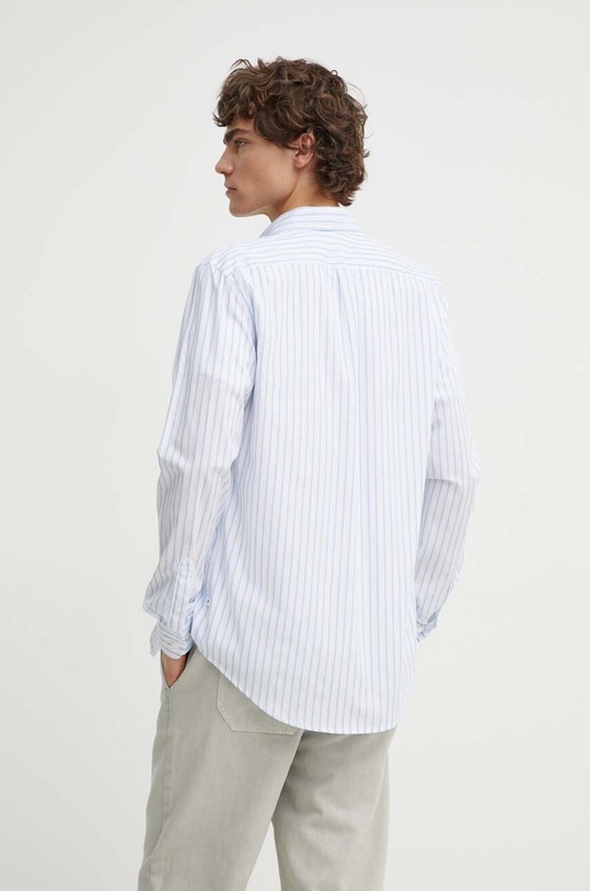 Хлопковая рубашка Samsoe Samsoe SALIAM голубой M24100038