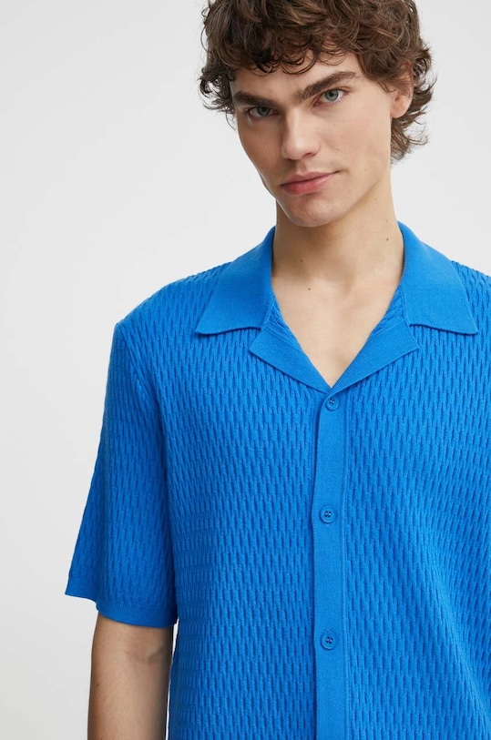 Рубашка Samsoe Samsoe SAGABIN M24100013 голубой