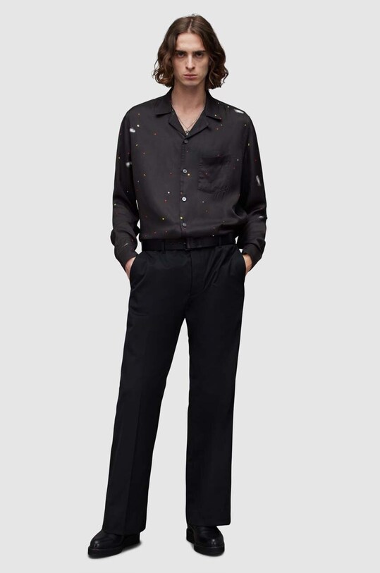 Сорочка AllSaints Galaxy чорний MS200Z