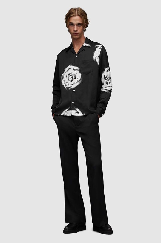 AllSaints koszula Rose czarny MS232Z