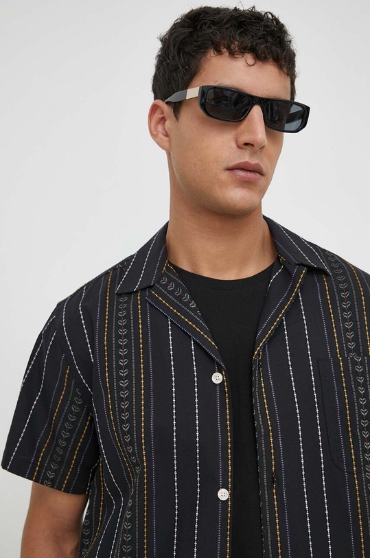 Les Deux camasa din bumbac LDM401077 negru