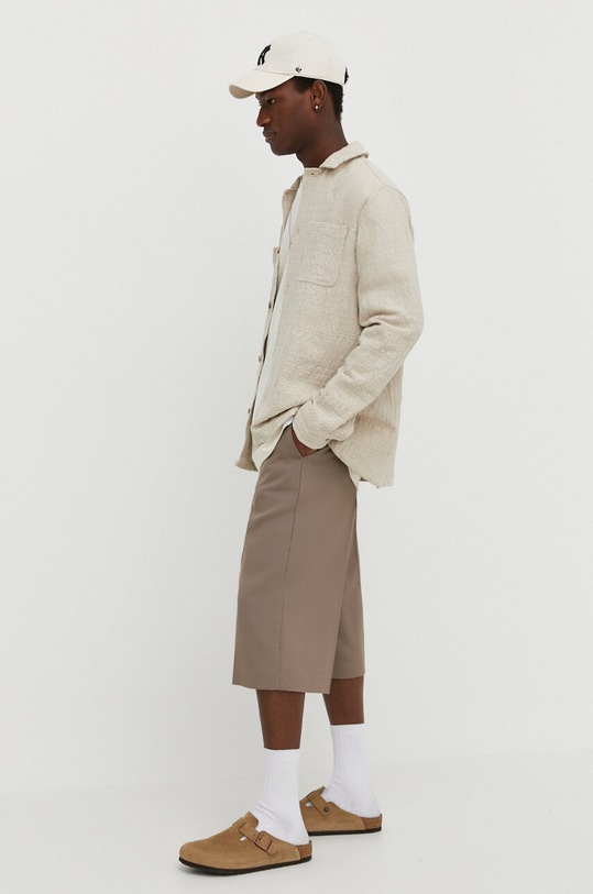 Košeľa Les Deux LDM640088 béžová SS24