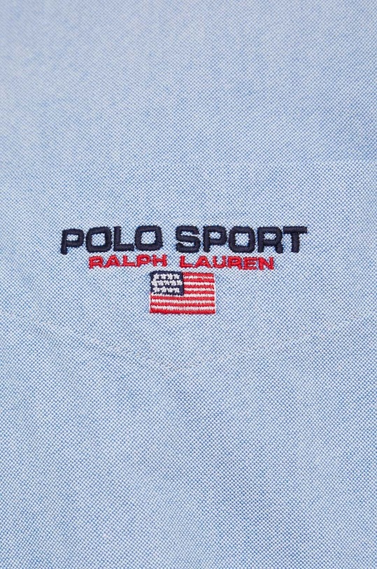 Polo Ralph Lauren koszula bawełniana 710939158 niebieski SS24