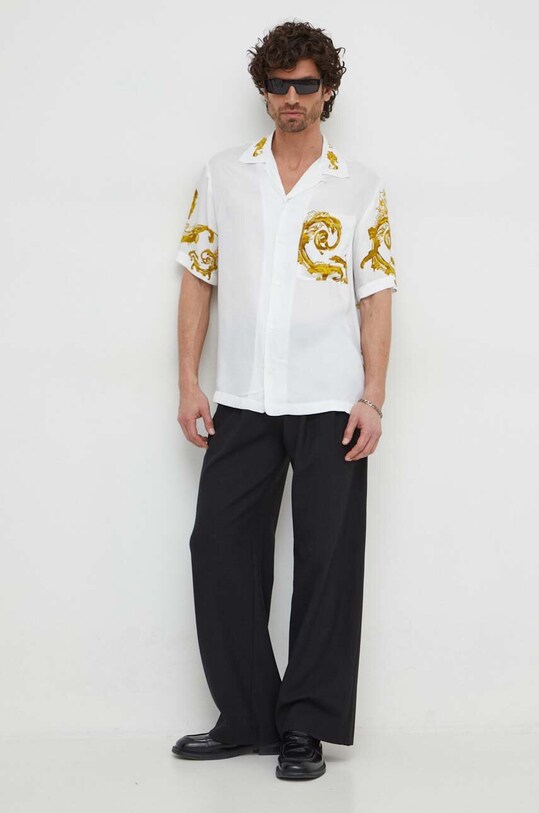 Versace Jeans Couture camicia 76GAL2BW bianco SS24