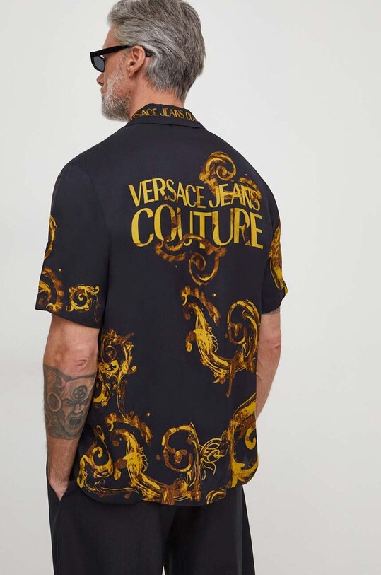 Košile Versace Jeans Couture krátký černá 76GAL2BW