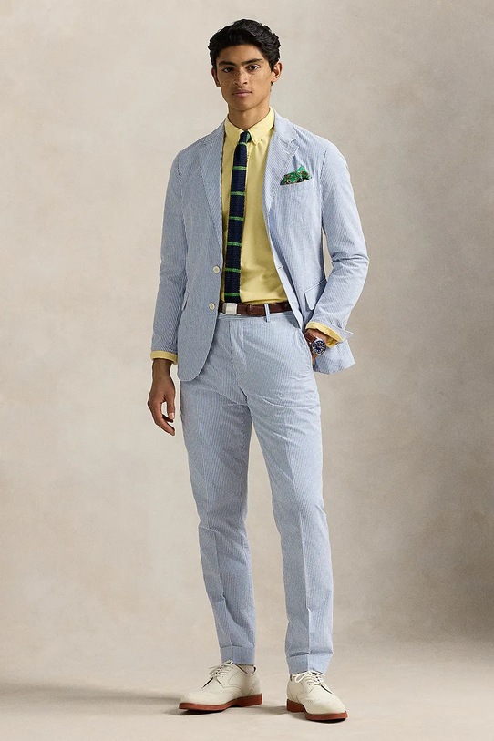 Polo Ralph Lauren koszula bawełniana żółty 710805562