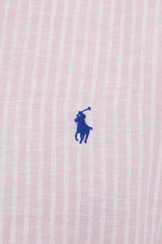 Polo Ralph Lauren cămașă de in 710873446 roz SS24