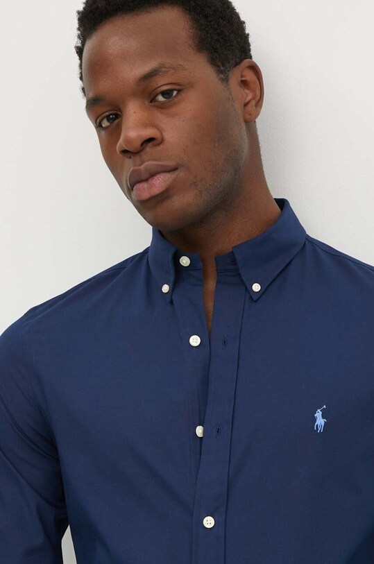Рубашка Polo Ralph Lauren 710928254 тёмно-синий
