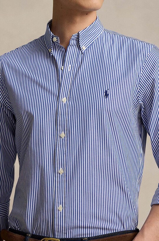 Одежда Рубашка Polo Ralph Lauren 710928254 голубой