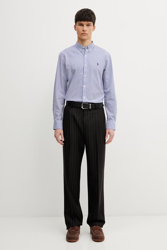 Рубашка Polo Ralph Lauren 710928254 голубой