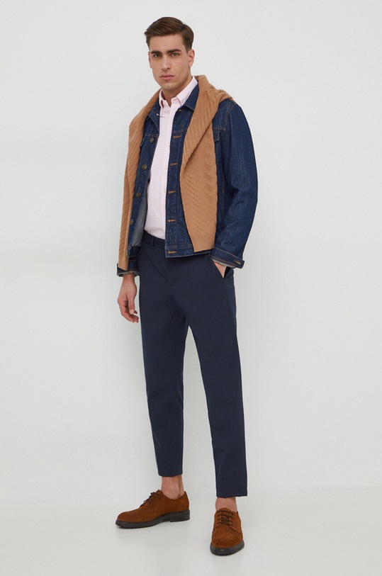 Ruházat Polo Ralph Lauren pamut ing 710934576 rózsaszín