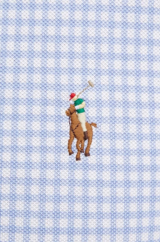 Βαμβακερό πουκάμισο Polo Ralph Lauren 710934576 μπλε SS24