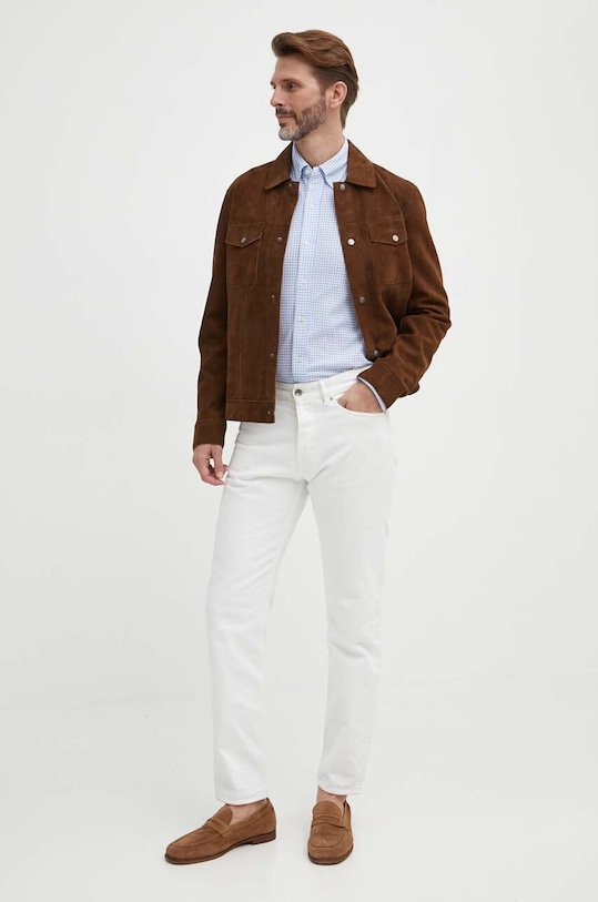 Ρούχα Βαμβακερό πουκάμισο Polo Ralph Lauren 710934576 μπλε