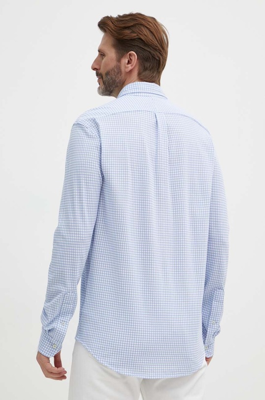 Βαμβακερό πουκάμισο Polo Ralph Lauren μπλε 710934576