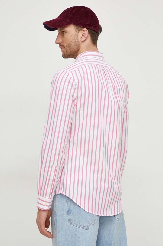 Polo Ralph Lauren camicia in cotone rosa 710938684