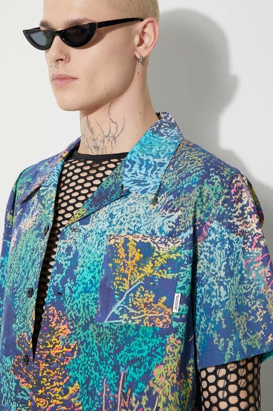 Хлопковая рубашка Billionaire Boys Club Willderness B23425 мультиколор