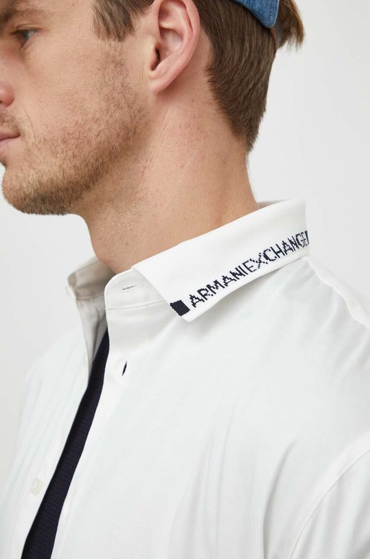 Armani Exchange koszula 3DZCL6.ZN10Z beżowy SS24