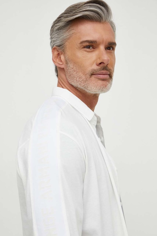 Хлопковая рубашка Armani Exchange 3DZCLA.ZJ9AZ бежевый