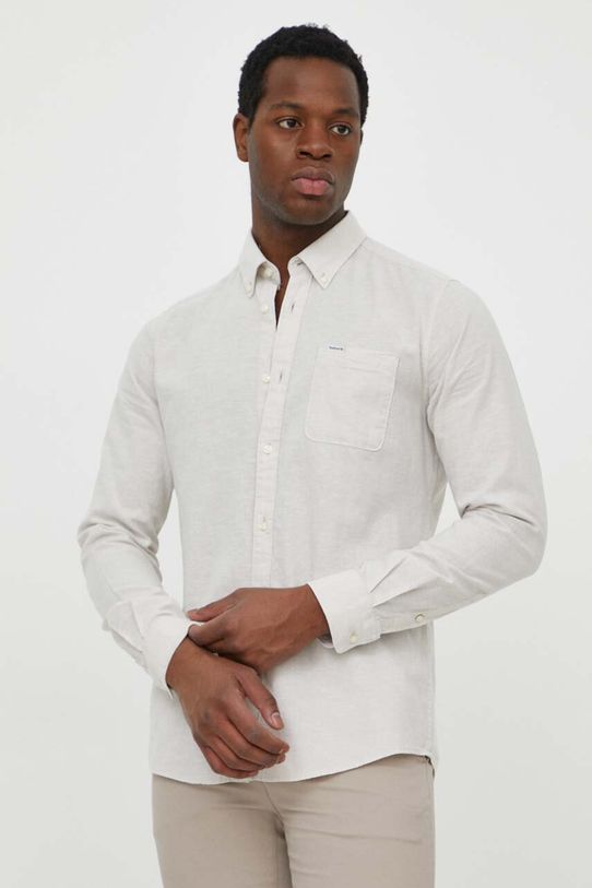 Barbour camicia di lino
