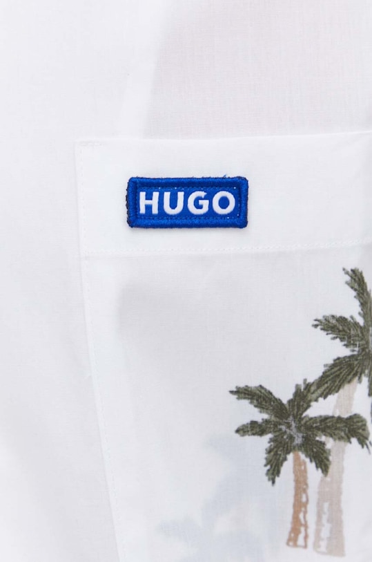 HUGO Blue cămașă din bumbac 50513867 alb