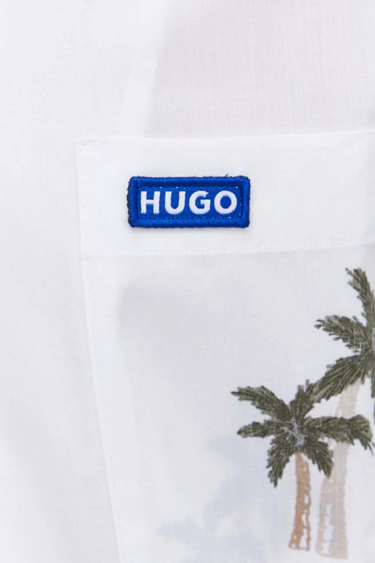 HUGO Blue cămașă din bumbac 50513867 alb