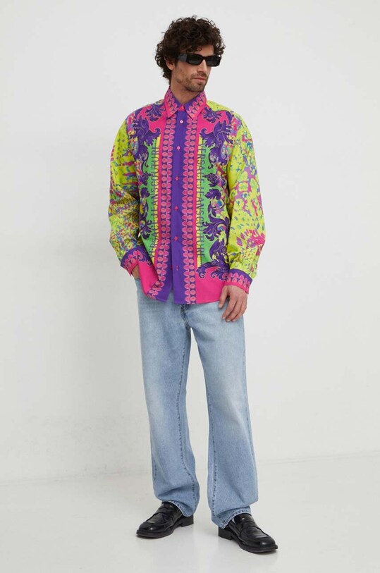 Îmbrăcăminte Versace Jeans Couture camasa din bumbac 76GAL21A.NS438 multicolor