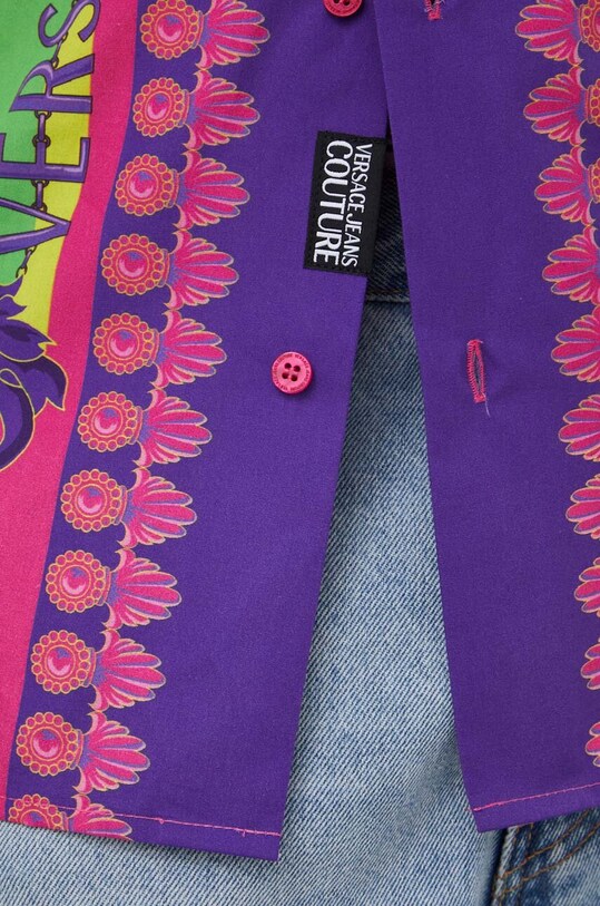 Versace Jeans Couture camasa din bumbac 76GAL21A.NS438 multicolor