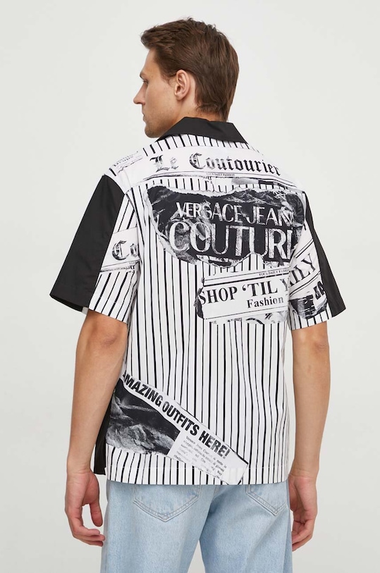 Bavlněná košile Versace Jeans Couture černá 76GAL202.N0132