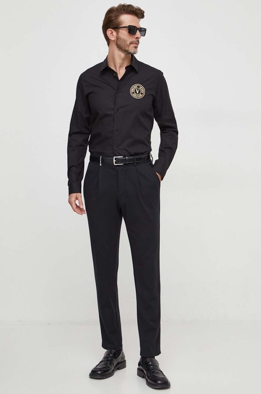 Versace Jeans Couture koszula 76GALYS2.CN002 czarny SS24