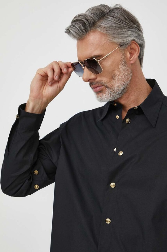 Versace Jeans Couture koszula bawełniana 76GALY06.CN010 czarny