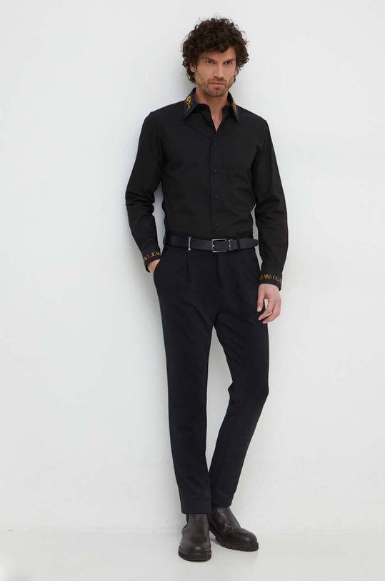 Abbigliamento Versace Jeans Couture camicia in cotone 76GAL2SW.N0132 nero