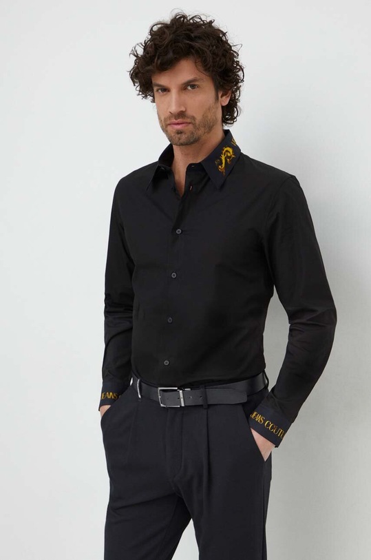 Versace Jeans Couture camicia in cotone 76GAL2SW.N0132 nero