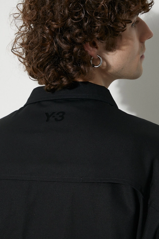 Y-3 camicia in cotone Long Sleeve Pocket Overshirt IR6248