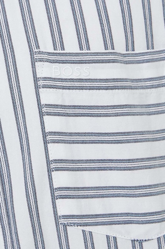 Βαμβακερό πουκάμισο Boss Orange 50514101 λευκό SS24