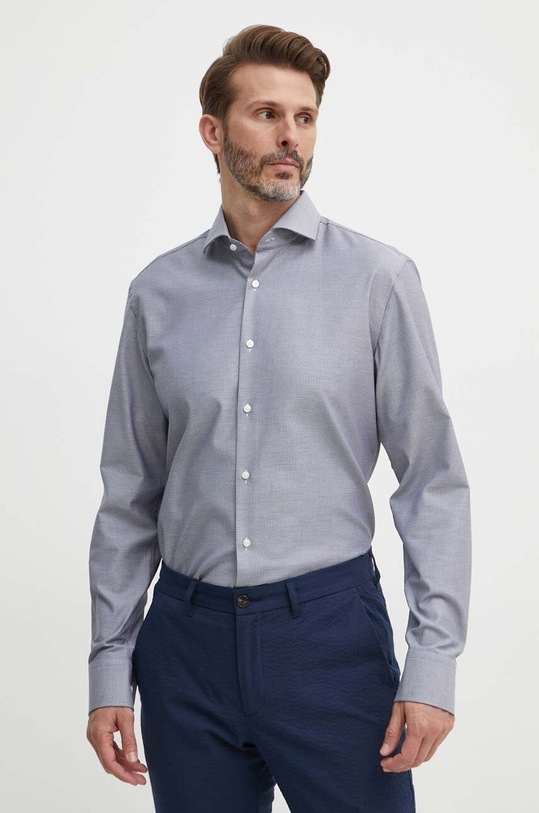 BOSS cămașă lung bleumarin 50512820